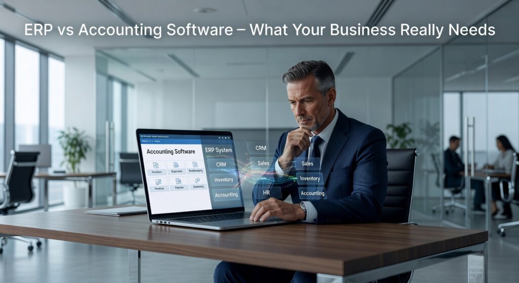 ERP vs Accounting Software – What Your Business Really Needs
