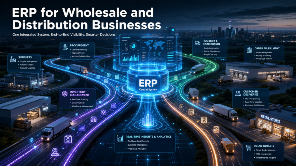 ERP for Wholesale and Distribution Businesses – Complete Guide