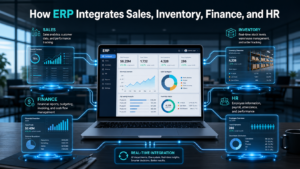 How ERP Integrates Sales, Inventory, Finance, and HR